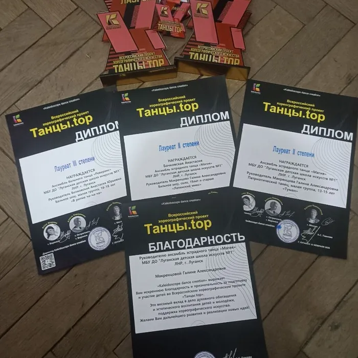 Поздравляем участников конкурса "Танцы top" ансамбль "Магия" и "Реверанс" с победами!