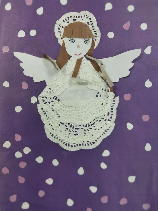 Линник Элина 8 лет  Ангел ( Коллаж)